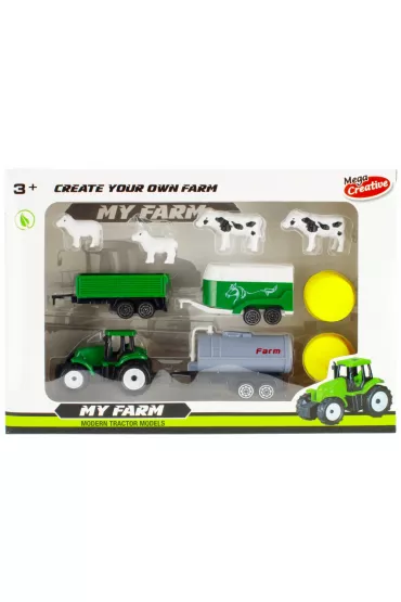 Traktor Moje Ranczo Farma z akcesoriami MEGA CREATIVE 462665
