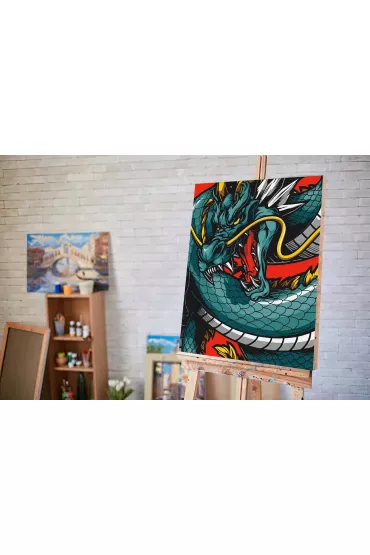 Twoje Hobby Malowanie po numerach - Kr�lewski smok 40x50cm