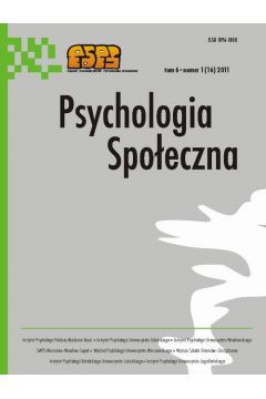 ePrasa Psychologia Spoeczna nr 1(16)/2011