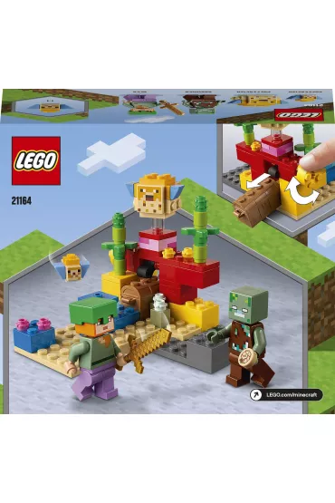 LEGO Minecraft Rafa koralowa 21164