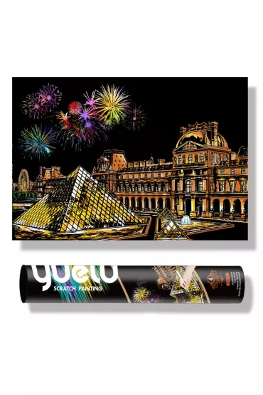 Twoje Hobby Louvre Plus. Magiczna zdrapka - wydrapywanka 75.0 x 52.0 cm