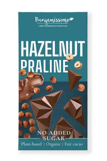 Benjamissimo Czekolada z orzechami laskowymi 60 g Bio