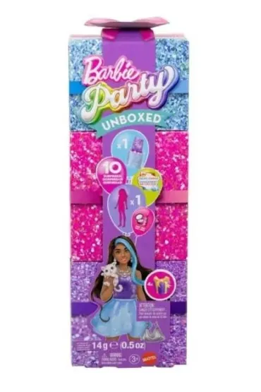 Barbie Party Unboxed Glam Party Stylowe Mattel