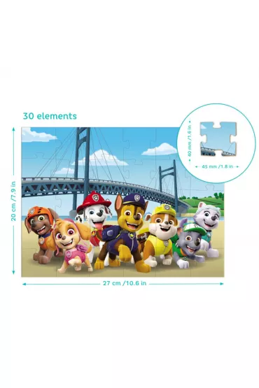 Puzzle 30 el. Paw Patrol 2 in1 Dodo