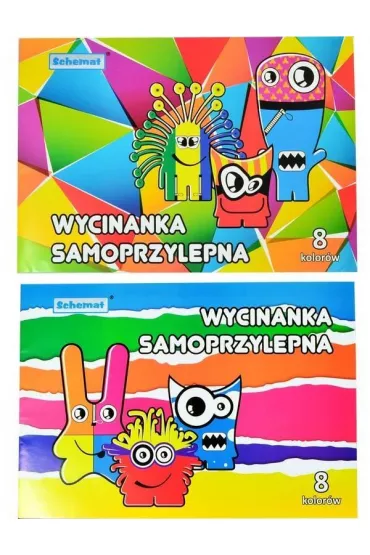 Schemat Papier kolorowy samoprzylepny A5 1 szt.