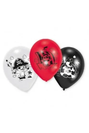 Amscan Balony lateksowe Pirat 22.8cm