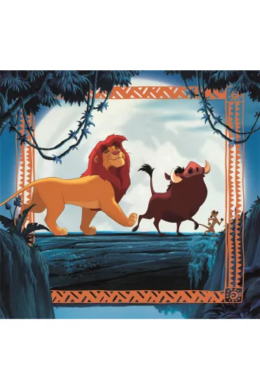 Puzzle 3x48 el. SuperColor. Lion King Clementoni