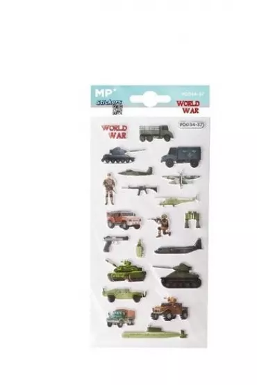 Mp Main Paper Naklejki 3D militaria