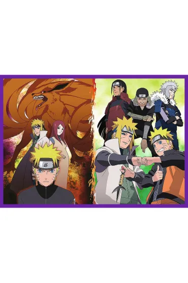 Puzzle 4x250 el. Przygody Naruto Uzumaki Trefl