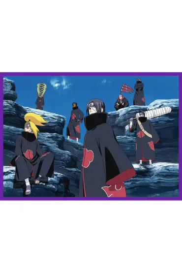 Puzzle 4x250 el. Przygody Naruto Uzumaki Trefl