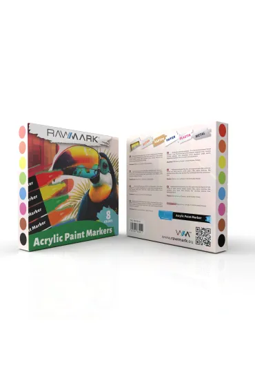 Rawmark Markery akrylowe 12 szt.