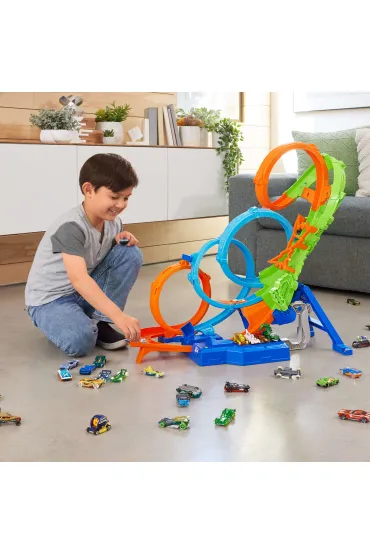Hot Wheels. Action Zestaw Poczw�rna p�tla kraks Mattel