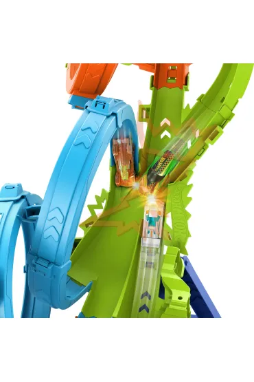 Hot Wheels. Action Zestaw Poczw�rna p�tla kraks Mattel