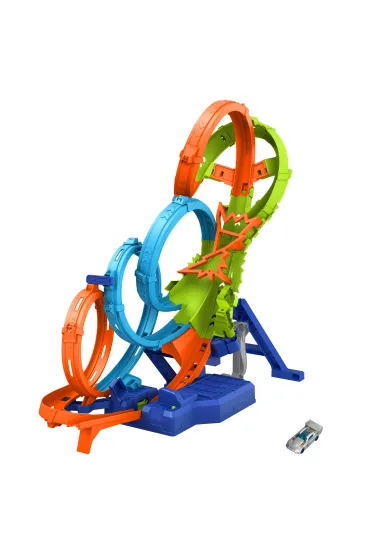 Hot Wheels. Action Zestaw Poczw�rna p�tla kraks Mattel
