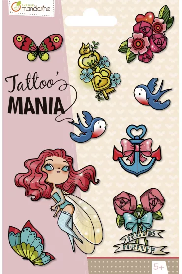 Tatua�e Tattoo Mania Wr�ki Avenue Mandarine