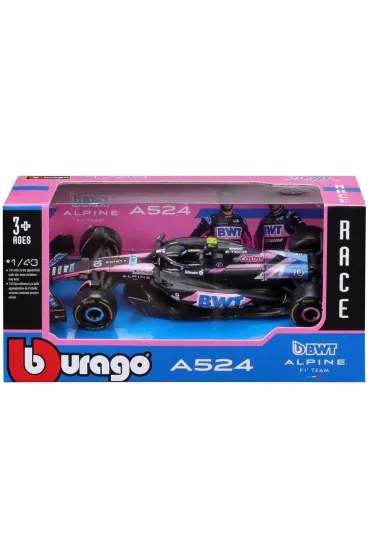 Bburago Model 1:43 Bolidu Alpine A524 Bahrain GP P.Gasly 18-38219_10