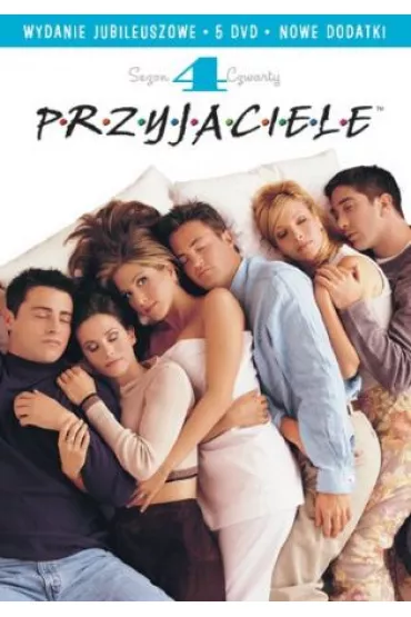 Przyjaciele. Edycja jubileuszowa, sezon 4 (5 DVD) - Courtney Cox Arquette, David Schwimmer, Jennifer Aniston, Lisa Kudrow, Matt LeBlanc, Matthew Perry