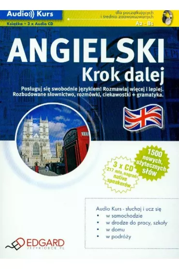 Angielski - Krok dalej (CD w komplecie) - Karolina Kostrz�bska