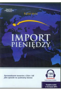 Import pienidzy. Audiobook CD