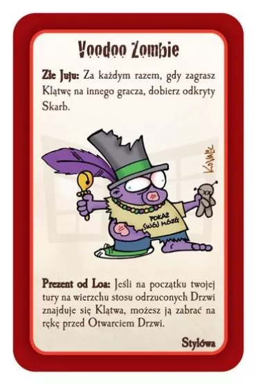Munchkin. Zombie Black Monk