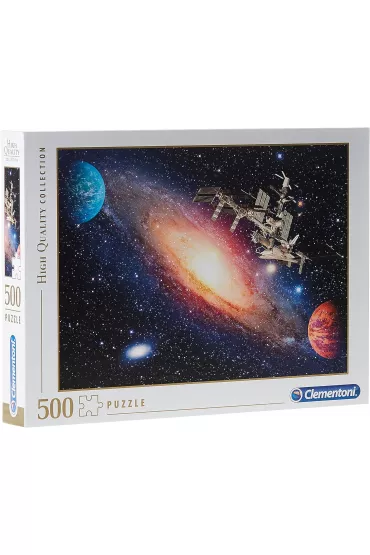 Puzzle 500 el. High Quality Collection. Mi�dzynarodowa stacja kosmiczna Clementoni