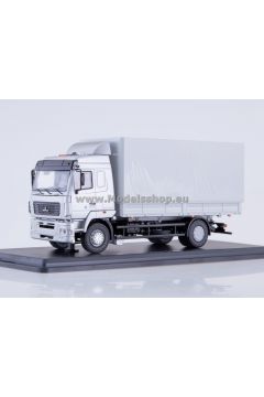MAZ-5340 Flatbed Truck with Tent (facelift) (grey) Ssm