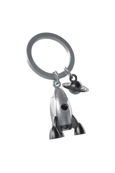 Metalmorphose Brelok do kluczy 3D rakieta z planet�