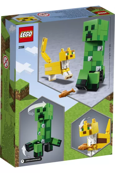 LEGO Minecraft BigFig Creeper i Ocelot 21156