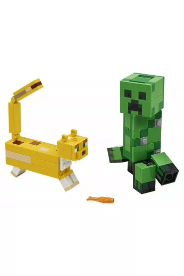 LEGO Minecraft BigFig Creeper i Ocelot 21156