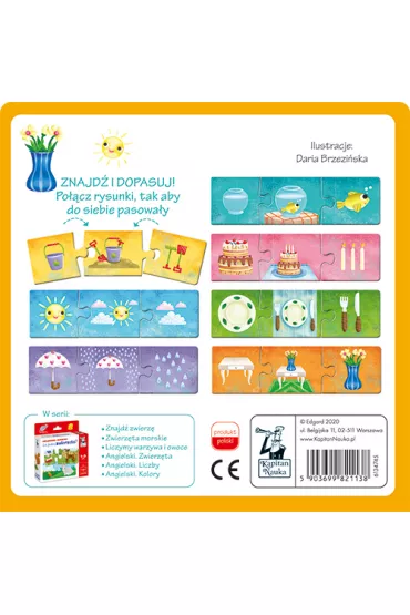 Puzzle Kapitan Nauka. Uk�adanki malucha. Co pasuje? Edgard