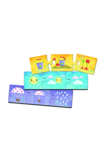 Puzzle Kapitan Nauka. Uk�adanki malucha. Co pasuje? Edgard