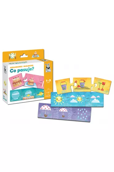 Puzzle Kapitan Nauka. Uk�adanki malucha. Co pasuje? Edgard
