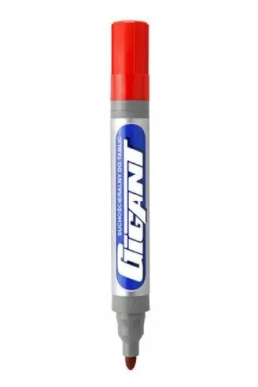 Kamet Marker sucho�cieralny do tablic Gigant czerwony