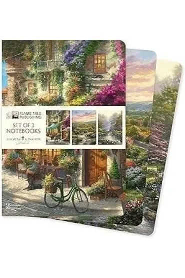 Flame Tree Zestaw 3 notatnik�w A5 Thomas Kinkade