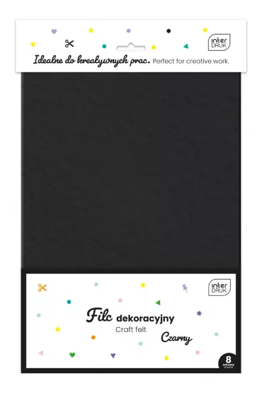 Interdruk INT Filc dekoracyjny czarny