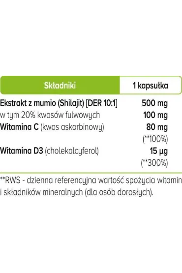 Biowen Mumio Suplement diety 90 kaps.