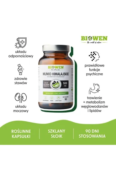 Biowen Mumio Suplement diety 90 kaps.