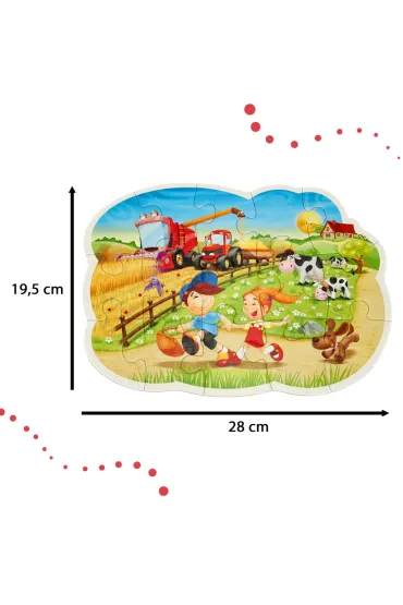 Puzzle maxi 4w1 - Cztery pory roku (8+12+15+20 el.) Castorland