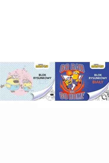 Beniamin Blok rysunkowy A4 Minionki bia�y 20 kartek