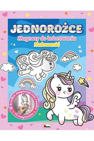 Magnesy do kolorowania Jednoro�ce - El�bieta  Korolkiewicz