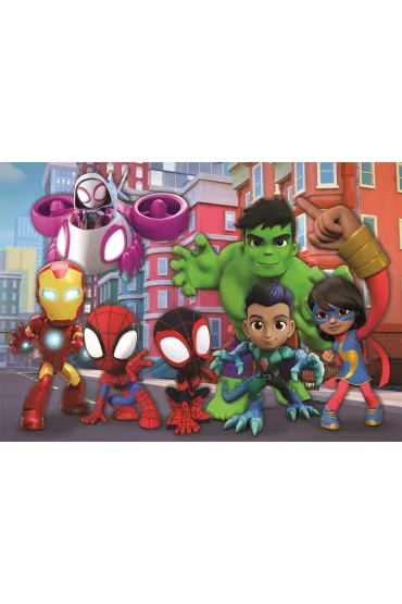 Puzzle 24 el. Maxi SuperColor. Spidey Clementoni