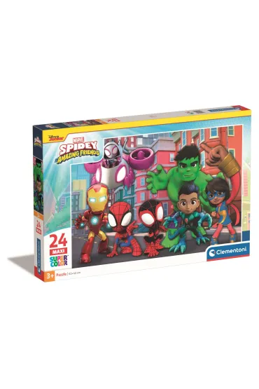 Puzzle 24 el. Maxi SuperColor. Spidey Clementoni