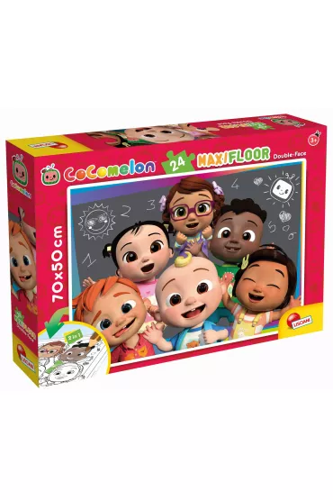 Puzzle pod�ogowe dwustronne 24 el. Pouczmy si� razem Lisciani