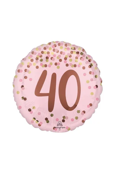 Anagram Balon foliowy Pretty pink 40th Birthday 46cm