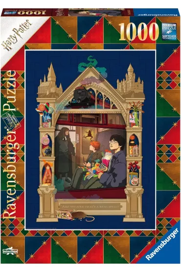 Puzzle 1000 el. Harry Potter. Poci�g do Hogwartu Ravensburger
