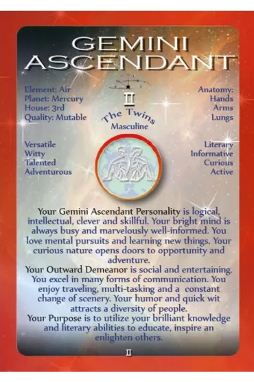 Karty Pozytywna Astrologia. Positive Astrology Cards - Krystal  Savoy