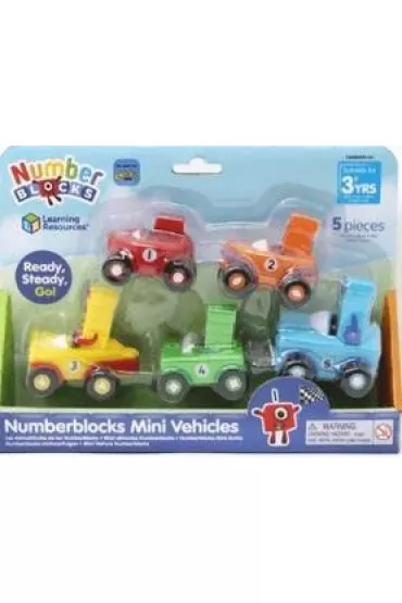Klocki mini pojazdy 5szt