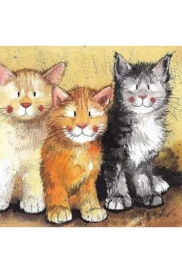 Alex Clark Karnet AC323 Koty Rodger, Dodger i Tinkerbell