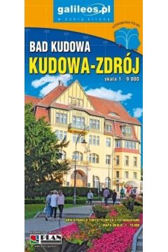 Kudowa- Zdrj. Plan miasta, 1:9 000 (wersja polsko-niemiecka)