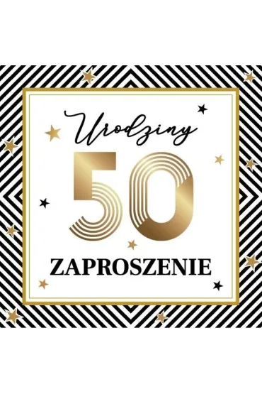 Armin Style Zaproszenie Urodziny 10 szt.
